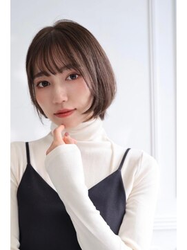 ヘアーメイク ライズ 西田辺店(Hair make rise;) ナチュラルボブ×大人ショートボブ×ウェーブ 20代30代40代