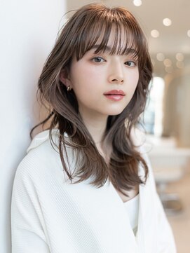 イオ 本厚木(io) くびれレイヤーシースルーバング似合わせカットイメチェン小顔