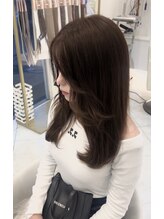 シャルム バイ アローズCharm by Arose) 20代30代40代レイヤー シースルーバング 無造作ミディアム