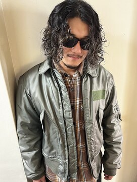 リンネ(Lin'ne) ボブ/ハイライトスパイラルパーマ