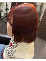 キャラ シャローネ 池袋(Chara Chalone)&nbsp;黒染め履歴ありでも入るチェリーレッド/ケアブリーチ【れいな】