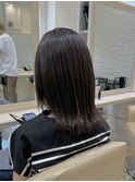 大人ナチュラル切りっぱなしボブ