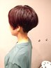 【髪質改善ピュアミング洗浄付き】カット+カラー＋毛髪強化トリートメント