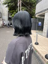 アソビセカンド 原宿(ASOBI 2nd)&nbsp;ブリーチなし　ブルージュ　パツっとボブ