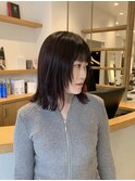 顔まわりレイヤー×深みレッド