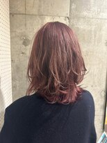 ヘア ルーナ バイ アプリーレ(hair lune by Aprire)&nbsp;透明感ピンクベージュ×大人可愛いナチュラルくびれヘア20代30代