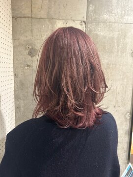 ヘア ルーナ バイ アプリーレ(hair lune by Aprire) 透明感ピンクベージュ×大人可愛いナチュラルくびれヘア20代30代