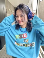 シオ ヘアー デザイン(Sio. hair design)&nbsp;色落ちシルバーなハイトーン #ブルーシルバー