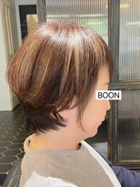 ブーン(BooN)&nbsp;大人女性ハイライト・ショートボブ
