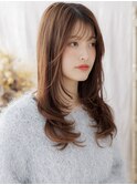 大人かわいいモテ髪韓国風ロングレイヤーTc3北浦和20代30代40代