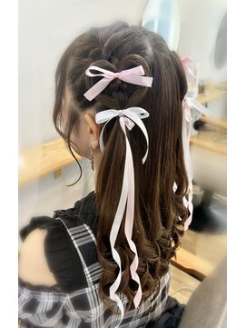ラパニエ 博多(La panier) ライブヘアハートハーフツイン