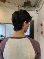 ビーバイエイトジェンツ(Bee by EIGHT GENTS)&nbsp;サーフカール/スパイキーショート/ブルーブラック/心斎橋