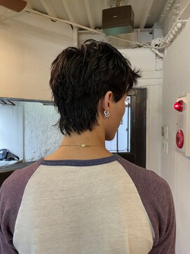 ビーバイエイトジェンツ(Bee by EIGHT GENTS) サーフカール/スパイキーショート/ブルーブラック/心斎橋