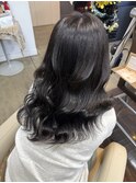 ＊艶々ブルーブラック/髪質改善/お色気ミディ