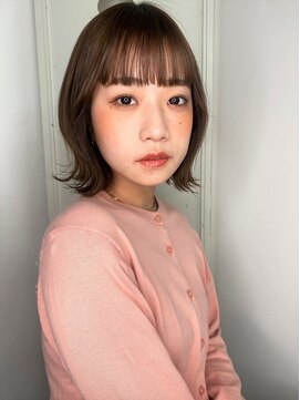 カバーヘア ブリス 戸田公園西口店(COVER HAIR bliss) アッシュグレージュ切りっぱなし外ハネボブp1戸田公園20代30代