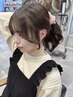 【小顔デザイン】前髪カット＋イルミナorアディクシーカラー　