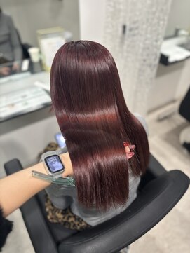 アオ(AO) ダブルカラーで叶うレッドブラウン