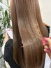 新規【藤田指名限定】美髪へ♪ブリーチなしダブルカラー+水素トリートメント