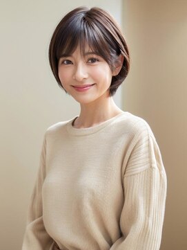 タバ ヘアー ドリ(taba hair dori) 柔らかショートボブ