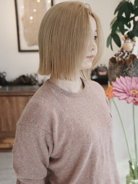 ウィム(wim) 『ハイトーンボブ』切りっぱなしボブ/タッセルボブ/ミニボブ