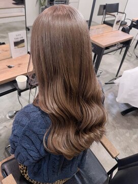 グランデュール 東静岡池田店(GRANDEUR) ヘーゼルナッツ/チョコブラウン/ブリーチなし透明感カラー