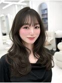 韓国スタイル/ナチュラルくびれヘア_くびれ巻き_レイヤーカット