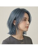 【狭山ヶ丘】ダブルカラー×髪質改善。光を透かすハイトーン