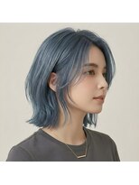 アームスヘアー 狭山ヶ丘店(arm's hair)&nbsp;【狭山ヶ丘】ダブルカラー×髪質改善。光を透かすハイトーン