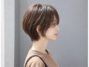 ログヘアアトリエ (log hair atelier)の写真/30代40代以上から支持されるショートヘア★ナチュラルで扱いやすい髪へ。癒しの空間でリフレッシュ♪