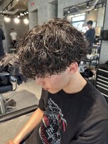 スタッド 松戸(stud. Men‘s)&nbsp;波巻きシャドウパーマ刈り上げツーブロックマッシュ