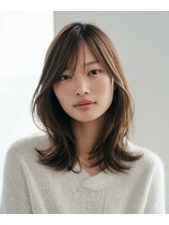 リュドール 名駅(Rue D'or)&nbsp;シースルーバング×くびれミディアムレイヤー
