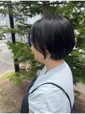 丸みショートボブ