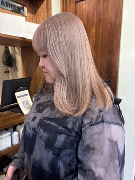 ワンダーヘアーグルーミング(WANDER Hair grooming) ホワイトベージュミルクティーカラー
