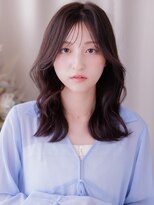 カバーヘア ブリス 志木南口駅前店(COVER HAIR bliss)&nbsp;暗髪ダークブラウンひし形レイヤーロングウルフカット20代a志木