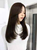 Valone Tokyo レイヤーカット/韓国ヘア/髪質改善【12/1NEW OPEN（予定）】&nbsp;ba14345_ヘーゼルブラウンロングレイヤー髪質改善レイヤーカット