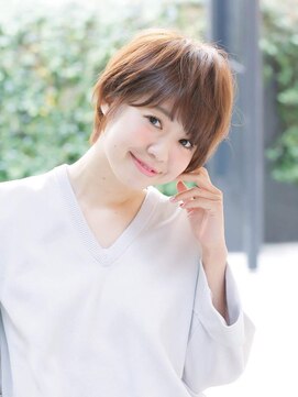 スタジオテオ(studio Teo) 似合わせ大人ショート×前髪パーマ 【enoruha】