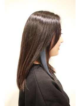 エメールヘア(aimere hair) バイオレットペールアッシュのインナーカラー