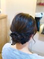 ミウ イシヅミ 石積理美容室(MIU ishizumi) ルーズ アップスタイル
