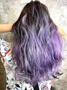 ゴリラビスケッツ(GORILLA BISCUITS) ラベンダーバレイヤージュ［桜木町/横浜/みなとみらい］