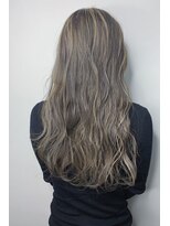 モルニ(MORNI) 外国人風カラー_マロンベージュ Aラインボブ かきあげ