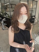 アンドスタイル(&style)&nbsp;【大名店　江藤】ブリーチなしダブルカラー　ベージュ