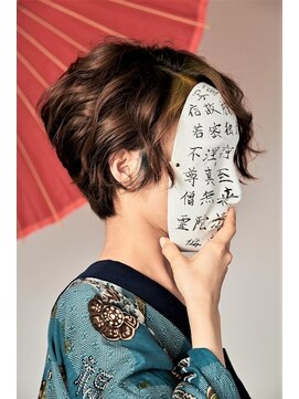 コマ(coma) 【coma中野】あかよろし_エッジショート前下がり