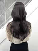 アッシュグレーレイヤーカットアッシュ20代30代40代韓国ヘア艶髪