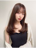 暗髪韓国風チョコレートブラウン☆