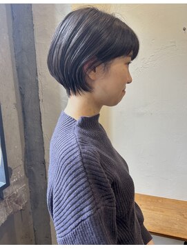 ゴーシェン 津田沼本店(Goshen) 丸みショート×ブルージュ