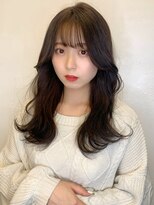 〈藤間〉韓国ガーリー/顔まわりレイヤー/くびれヘア