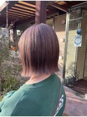 切りっぱなしボブ