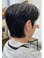 ノラ ヘアーサロン(NORA HAIR SALON)&nbsp;韓国シースルーセンターパートミニウルフダウンパーマ