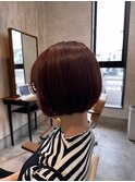 大人かわいいショートボブ 潤う艶髪美髪 #1 ブラウン