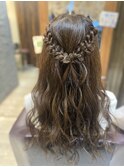 仙台長町美容室PASSION☆編み込みハーフアップ